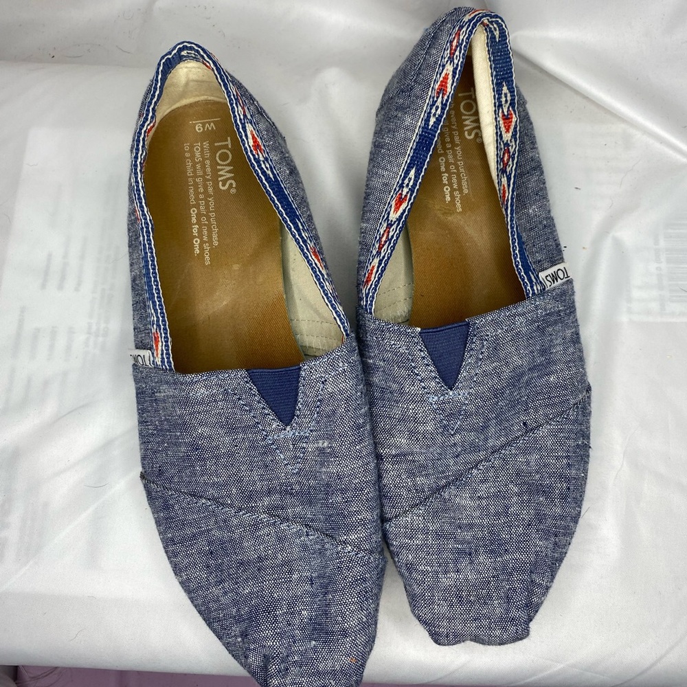 Denim Toms traditional slip on